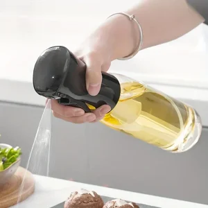 Oil Spray Bottle 200/300/500ml – Precision Olive Oil Sprayer for Cooking, Baking, Air Frying & BBQ
