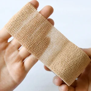 Disposable Self Adhesive Cotton Bandage 2.5/5/7.5/10cm*450cm for Wound Dressing Medical Gauze Fixing Tape Outdoor First Aid Tool